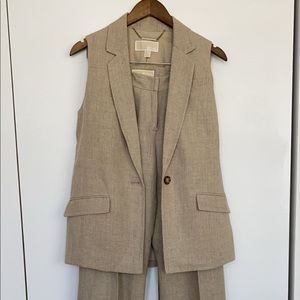 Linen pants and vest